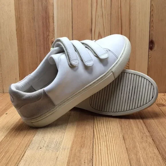 Tory Burch Sport Shoes Women Sz 8 Leather White Straps Sneaker Athletic 0565 - Picture 9 of 13